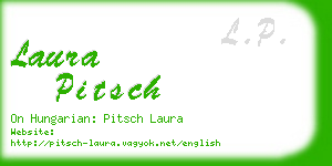 laura pitsch business card